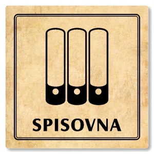 Spisovna, 100x100mm, pergamen, Utah